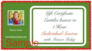 Holiday limited discount session with Monica Today
