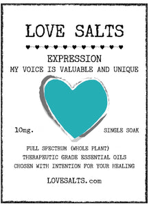 Whlsl. Soak Love Salts Expression