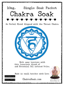 Whlsl. Soak Chakra Throat Blue